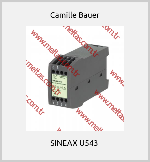 Camille Bauer - SINEAX U543 