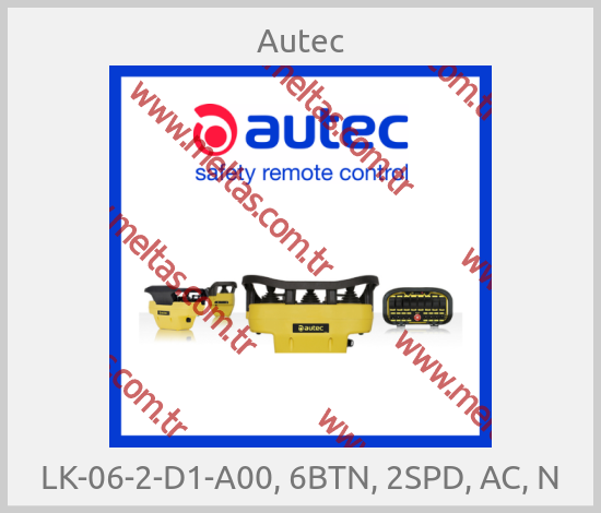 Autec - LK-06-2-D1-A00, 6BTN, 2SPD, AC, N