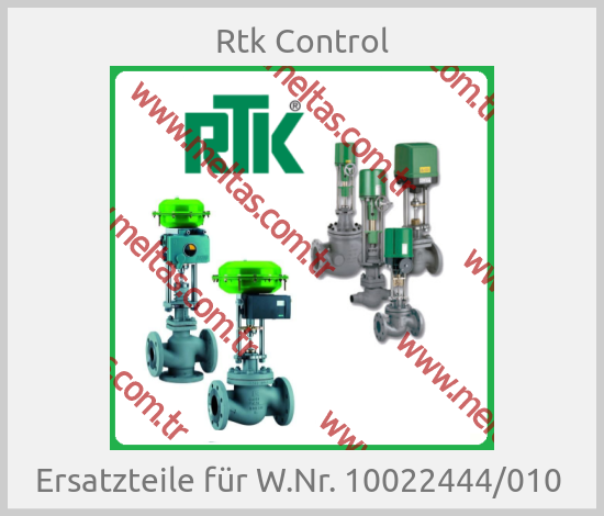 Rtk Control - Ersatzteile für W.Nr. 10022444/010 