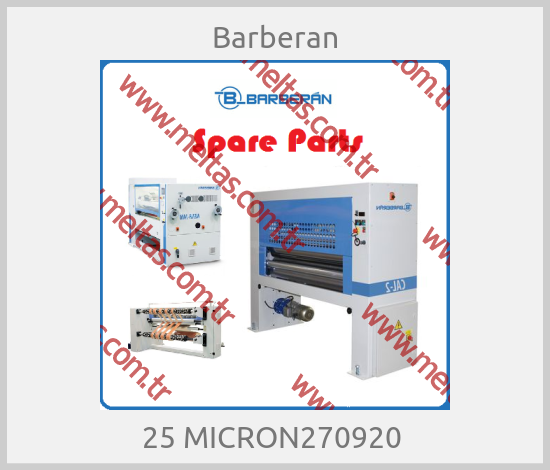 Barberan - 25 MICRON270920 