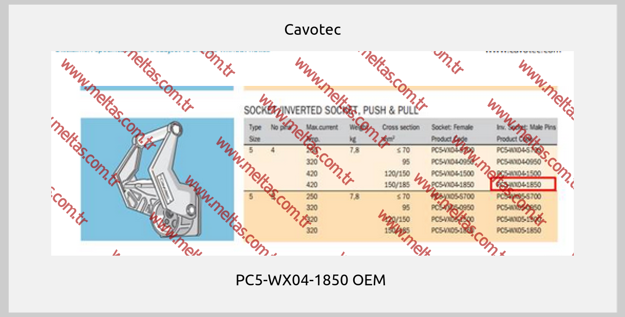Cavotec - PC5-WX04-1850 OEM 