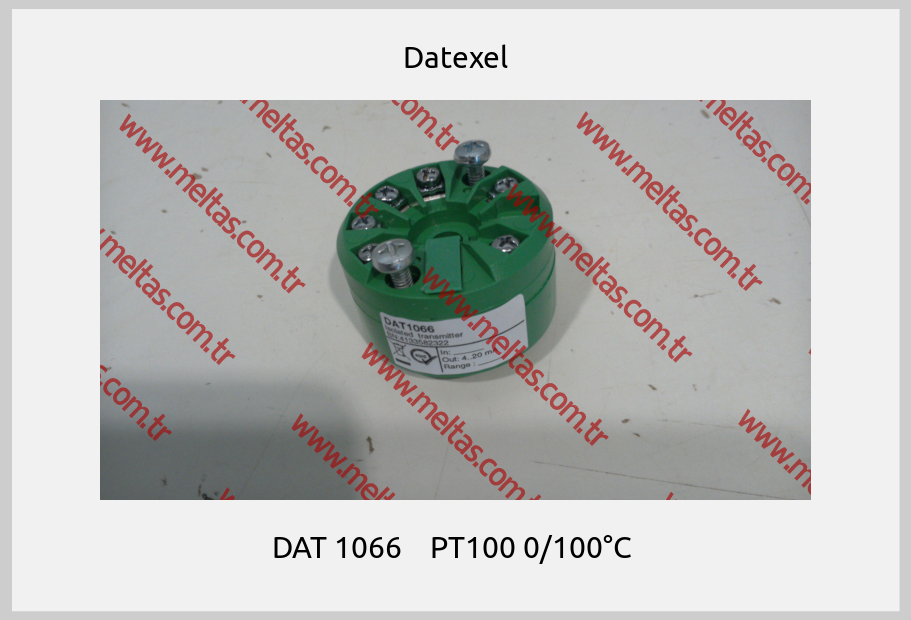 Datexel - DAT 1066    PT100 0/100°C 