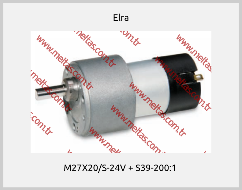 Elra - M27X20/S-24V + S39-200:1 