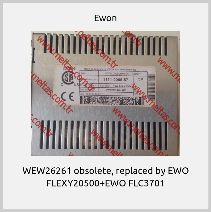 Ewon - WEW26261 obsolete, replaced by EWO FLEXY20500+EWO FLC3701