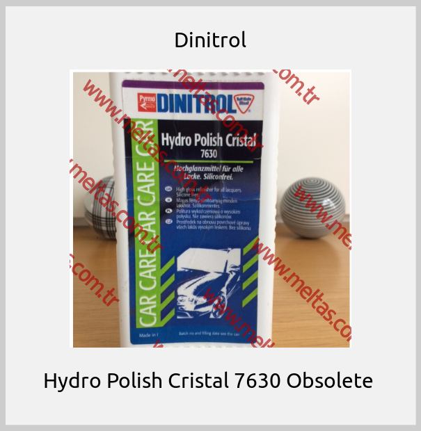 Dinitrol-Hydro Polish Cristal 7630 Obsolete 