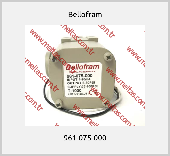 Bellofram - 961-075-000