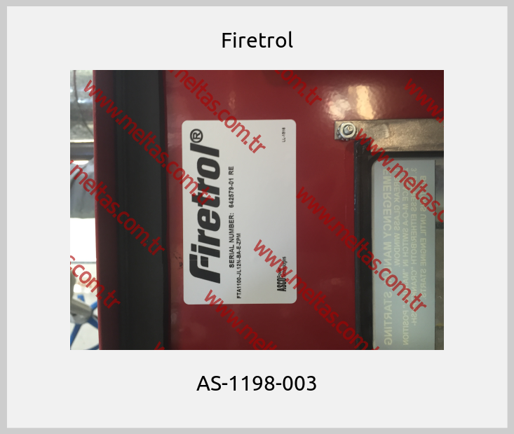 Firetrol - AS-1198-003