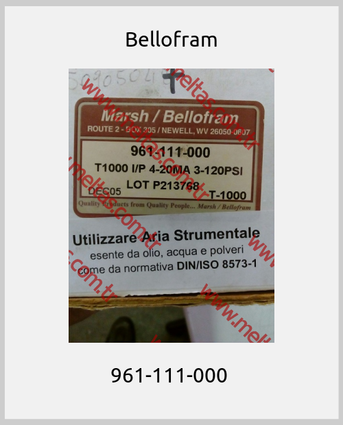 Bellofram - 961-111-000 
