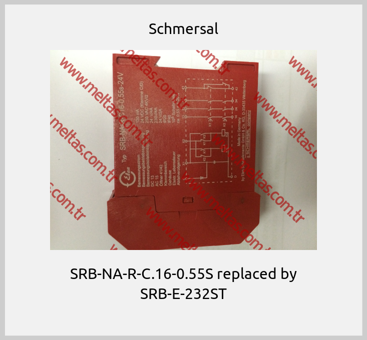 Schmersal-SRB-NA-R-C.16-0.55S replaced by SRB-E-232ST