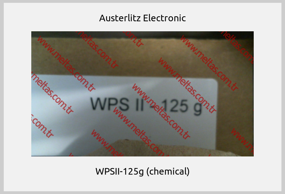 Austerlitz Electronic - WPSII-125g (chemical)