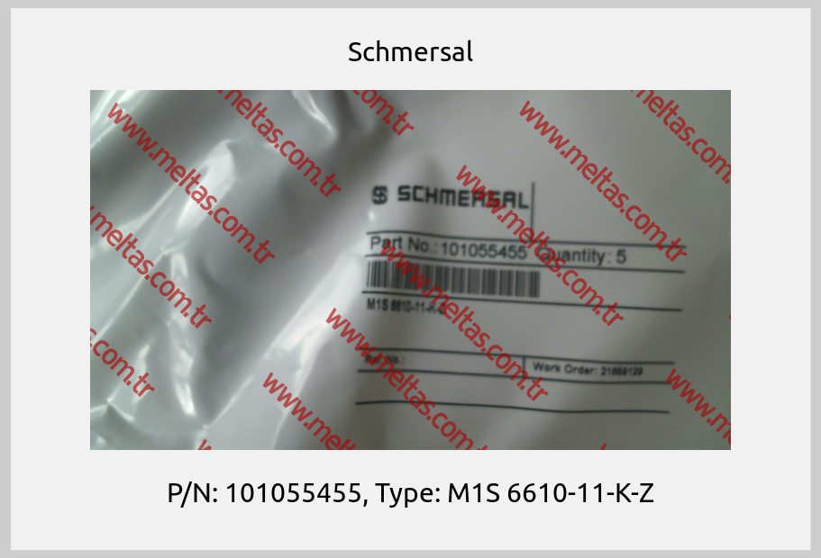 Schmersal-P/N: 101055455, Type: M1S 6610-11-K-Z