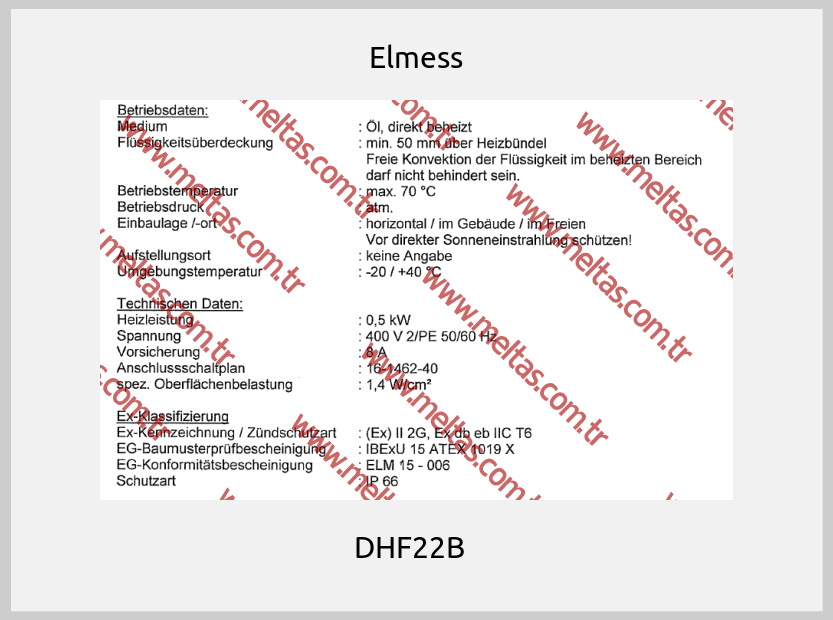 Elmess - DHF22B  