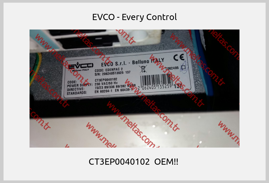 EVCO - Every Control-CT3EP0040102  OEM!! 