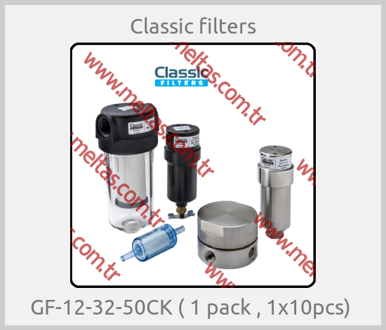 Classic filters - GF-12-32-50CK ( 1 pack , 1x10pcs) 