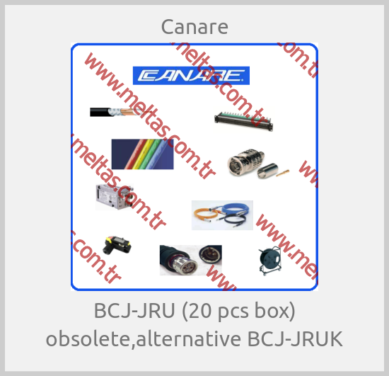 Canare - BCJ-JRU (20 pcs box) obsolete,alternative BCJ-JRUK