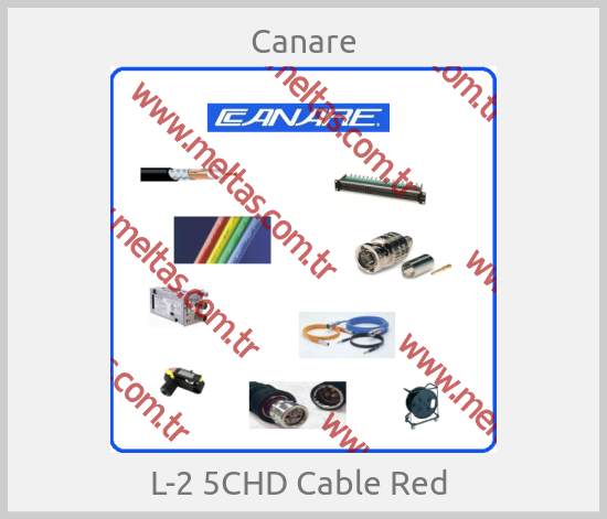 Canare-L-2 5CHD Cable Red 