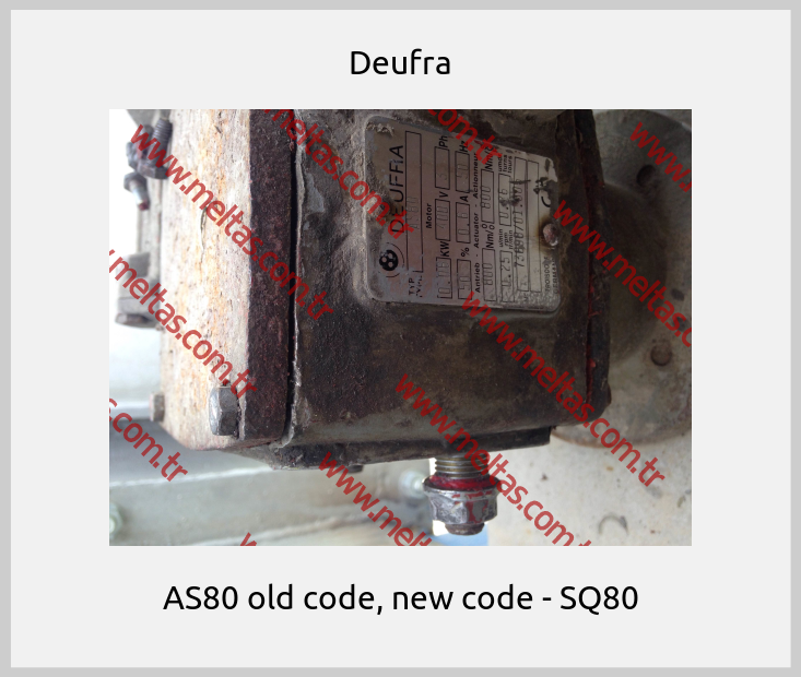 Deufra-AS80 old code, new code - SQ80