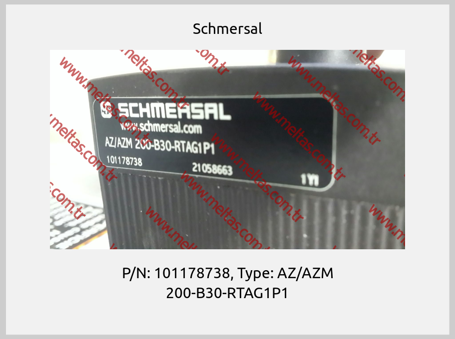 Schmersal-P/N: 101178738, Type: AZ/AZM 200-B30-RTAG1P1