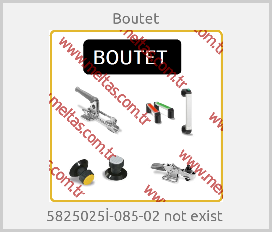 Boutet - 5825025İ-085-02 not exist 