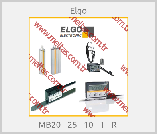 Elgo - MB20 - 25 - 10 - 1 - R 