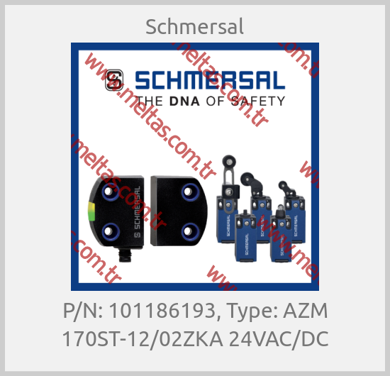 Schmersal - P/N: 101186193, Type: AZM 170ST-12/02ZKA 24VAC/DC
