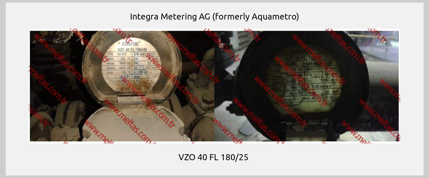 Integra Metering AG (formerly Aquametro) - VZO 40 FL 180/25 