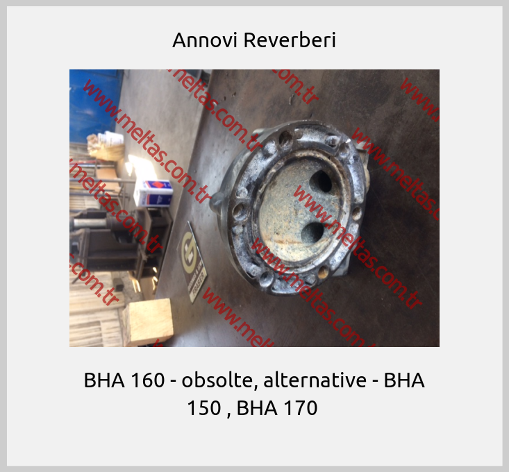 Annovi Reverberi-BHA 160 - obsolte, alternative - BHA 150 , BHA 170 
