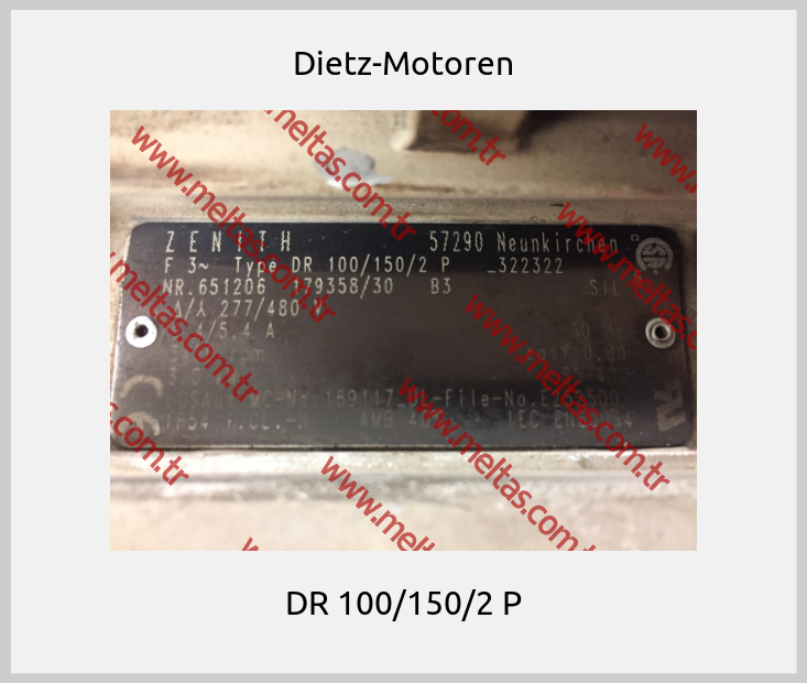 Dietz-Motoren - DR 100/150/2 P