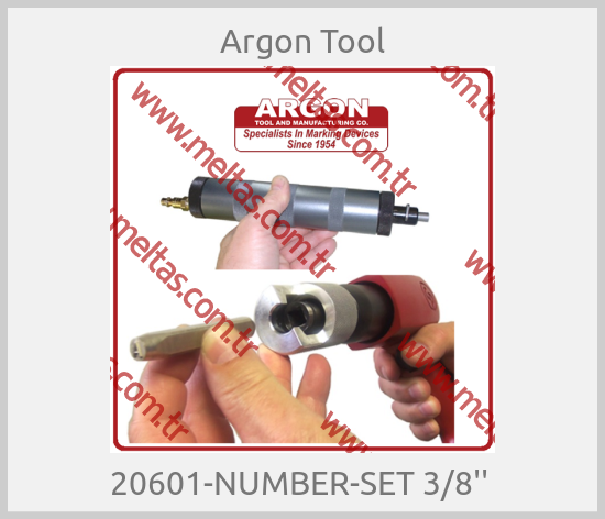 Argon Tool - 20601-NUMBER-SET 3/8'' 