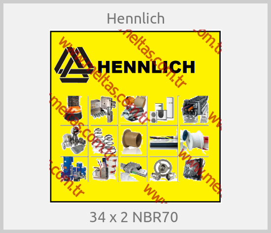 Hennlich - 34 x 2 NBR70 