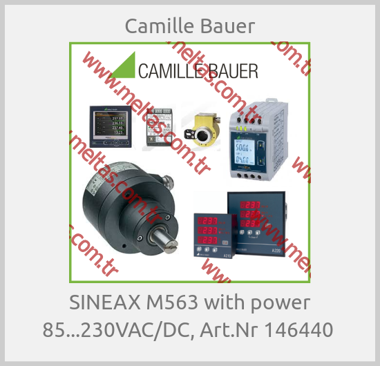 Camille Bauer - SINEAX M563 with power 85...230VAC/DC, Art.Nr 146440 