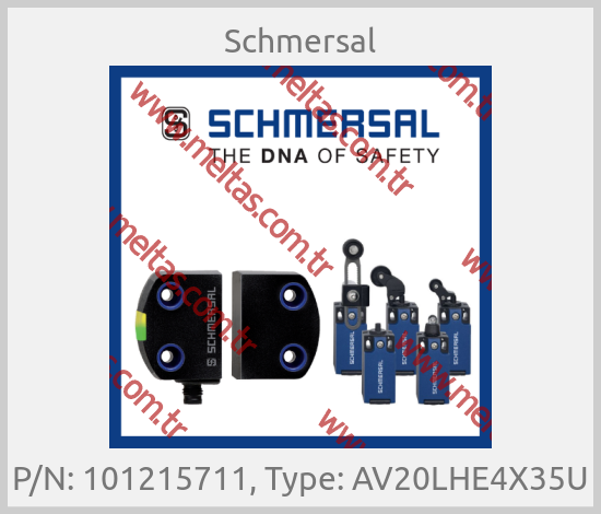 Schmersal-P/N: 101215711, Type: AV20LHE4X35U