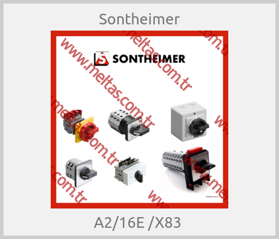 Sontheimer - A2/16E /X83 