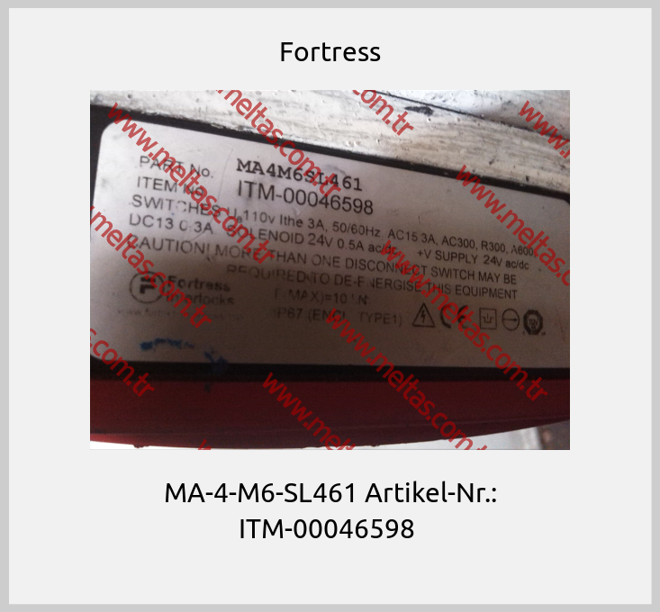 Fortress - MA-4-M6-SL461 Artikel-Nr.: ITM-00046598 