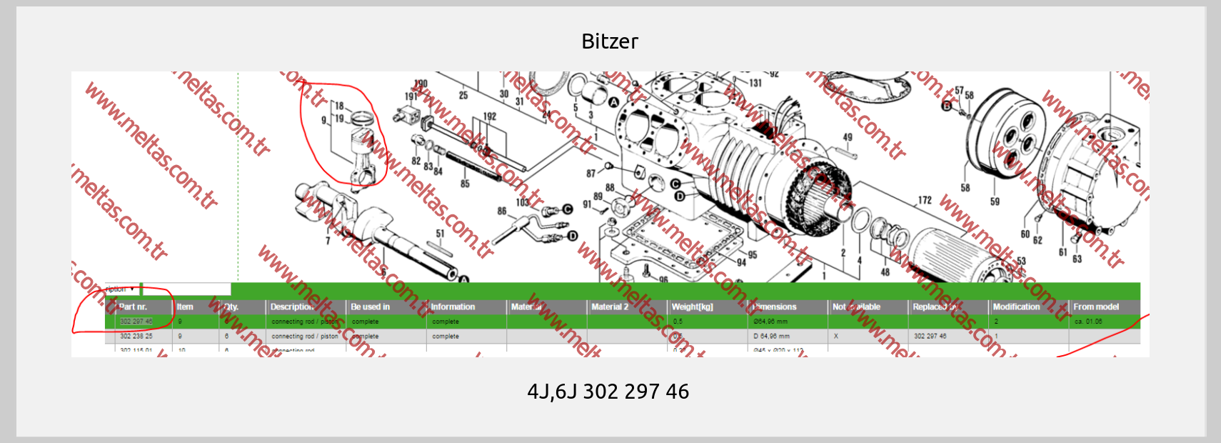 Bitzer - 4J,6J 302 297 46 