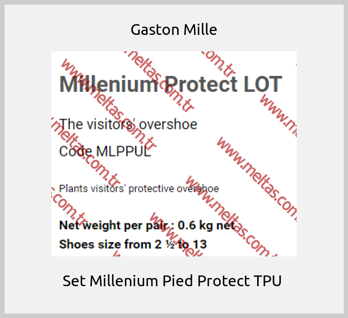 Gaston Mille - Set Millenium Pied Protect TPU 