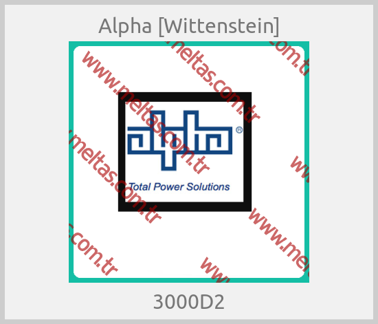 Alpha [Wittenstein] - 3000D2
