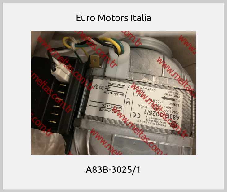 Euro Motors Italia - A83B-3025/1