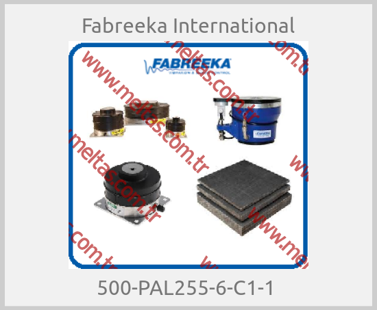 Fabreeka International - 500-PAL255-6-C1-1 