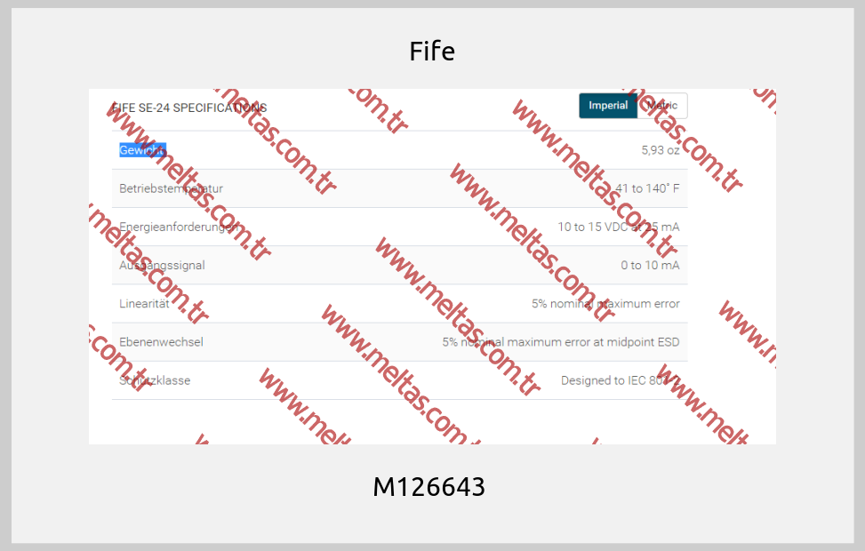 Fife - M126643 