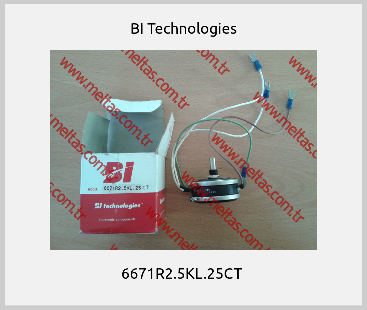 BI Technologies-6671R2.5KL.25CT 
