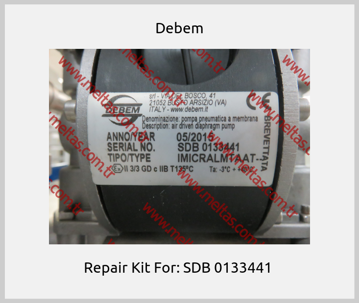 Debem - Repair Kit For: SDB 0133441 