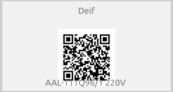 Deif - AAL-111Q96/1 220V 