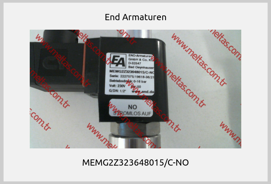 End Armaturen - MEMG2Z323648015/C-NO