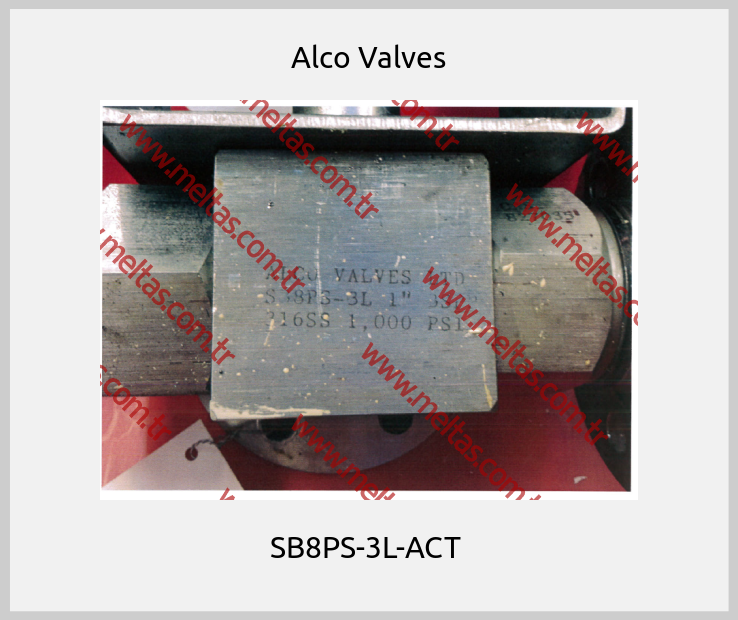 Alco Valves - SB8PS-3L-ACT 