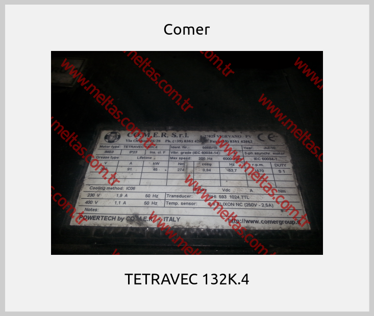 Comer - TETRAVEC 132K.4