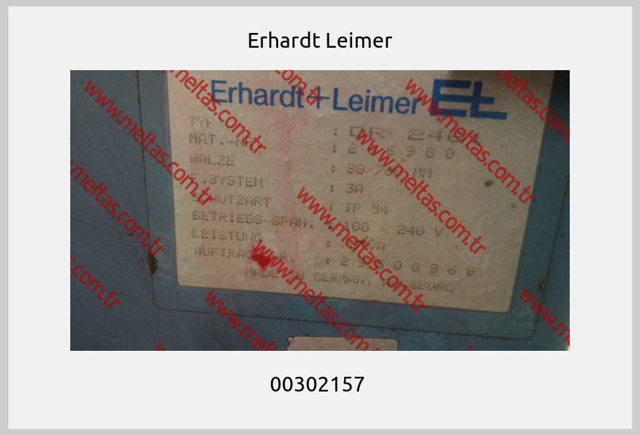 Erhardt Leimer - 00302157 