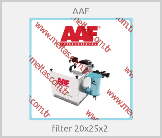 AAF - filter 20x25x2 