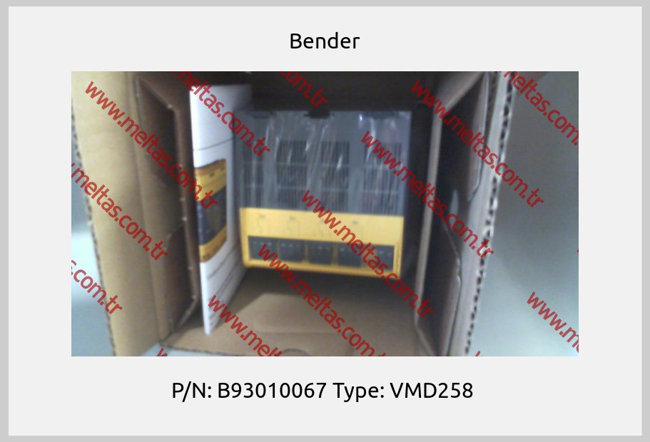 Bender-P/N: B93010067 Type: VMD258 