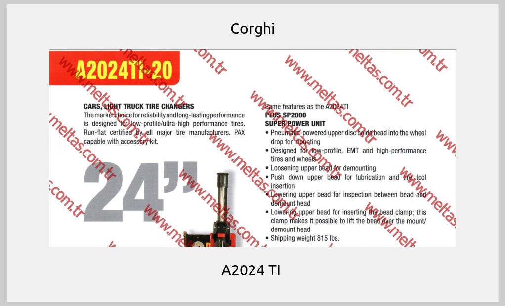 Corghi - A2024 TI 